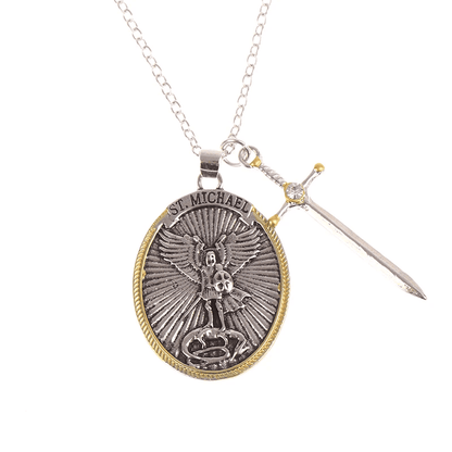 Collar San Miguel Arcángel — Protector Celestial