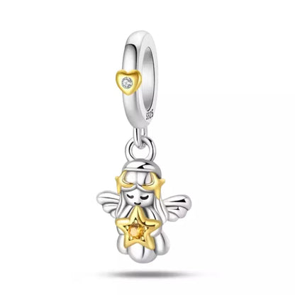 Dije Ángel Guardián Celestial — Plata 925