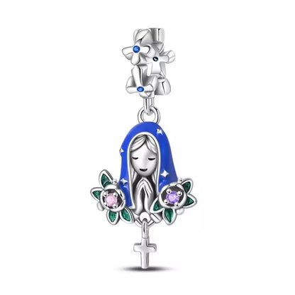 Dije Rosas de Nuestra Señora — Plata 925
