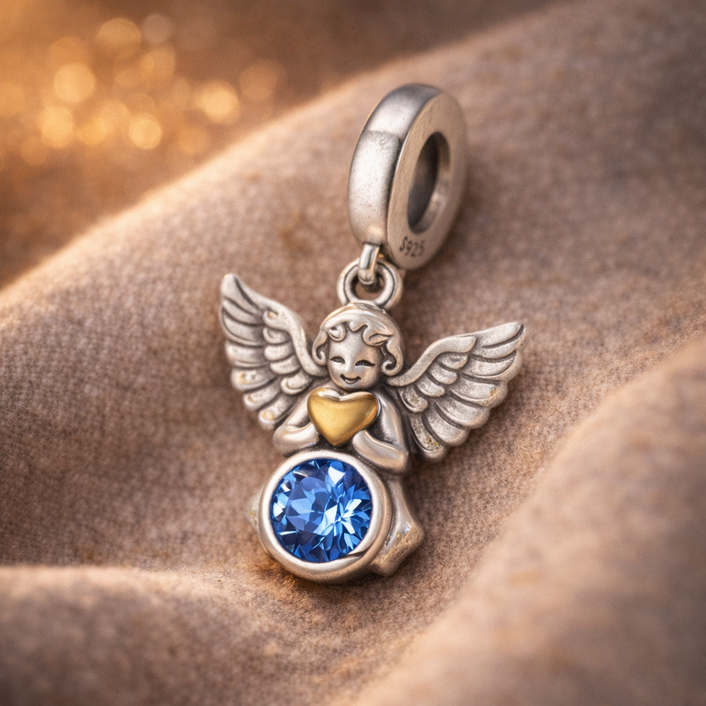 Dije Ángel Guardián de Luz — Plata 925