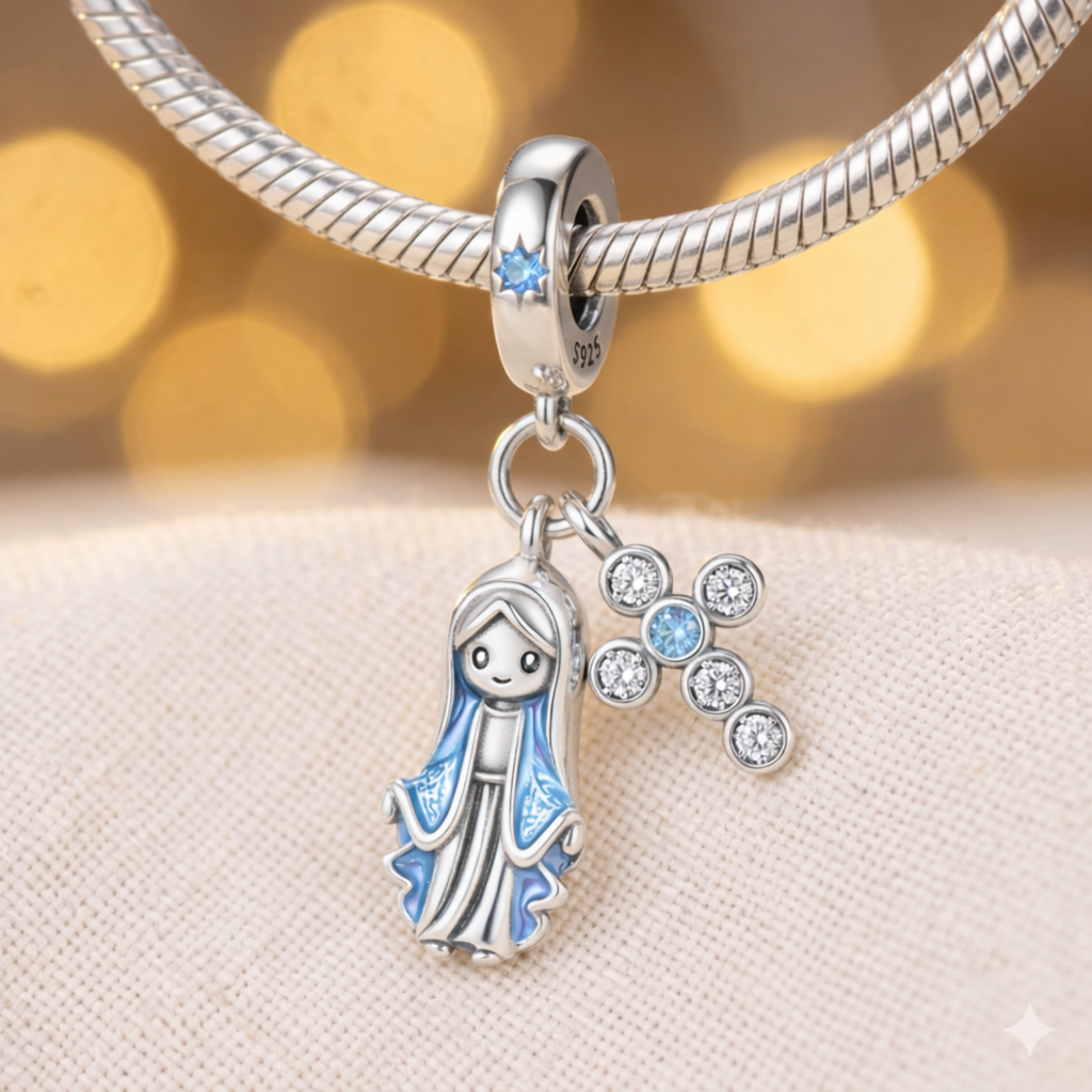 Dije Nuestra Señora de las Gracias — Plata 925