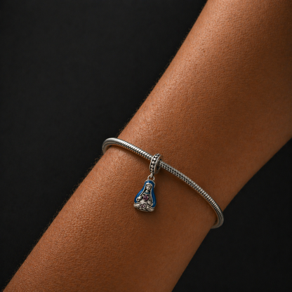 Dije Inmaculado Corazón de María — Plata 925