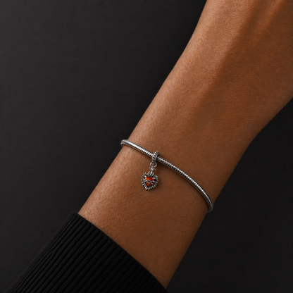 Dije Sagrado Corazón de Jesús — Plata 925