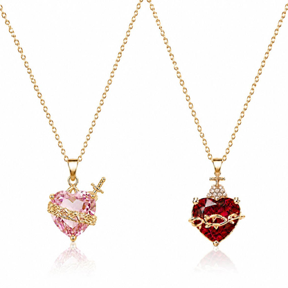 Kit de Collares del Sagrado Corazón de Jesús y del Inmaculado Corazón de María