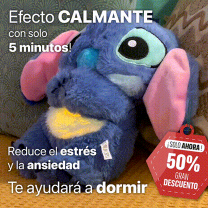 Peluche relajante Stitch con respiración