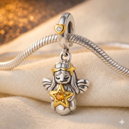 Dije Ángel Guardián Celestial — Plata 925
