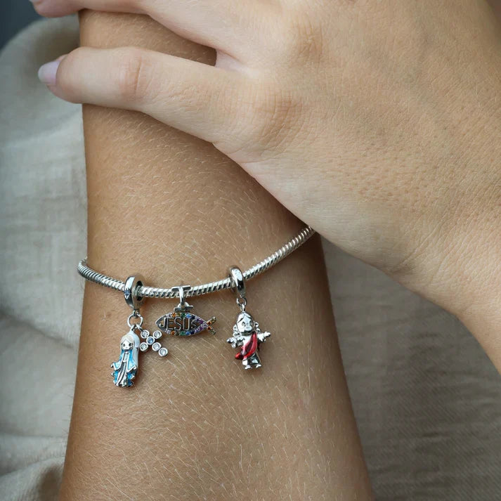 Pulsera Sagrada para Dijes — Plata 925