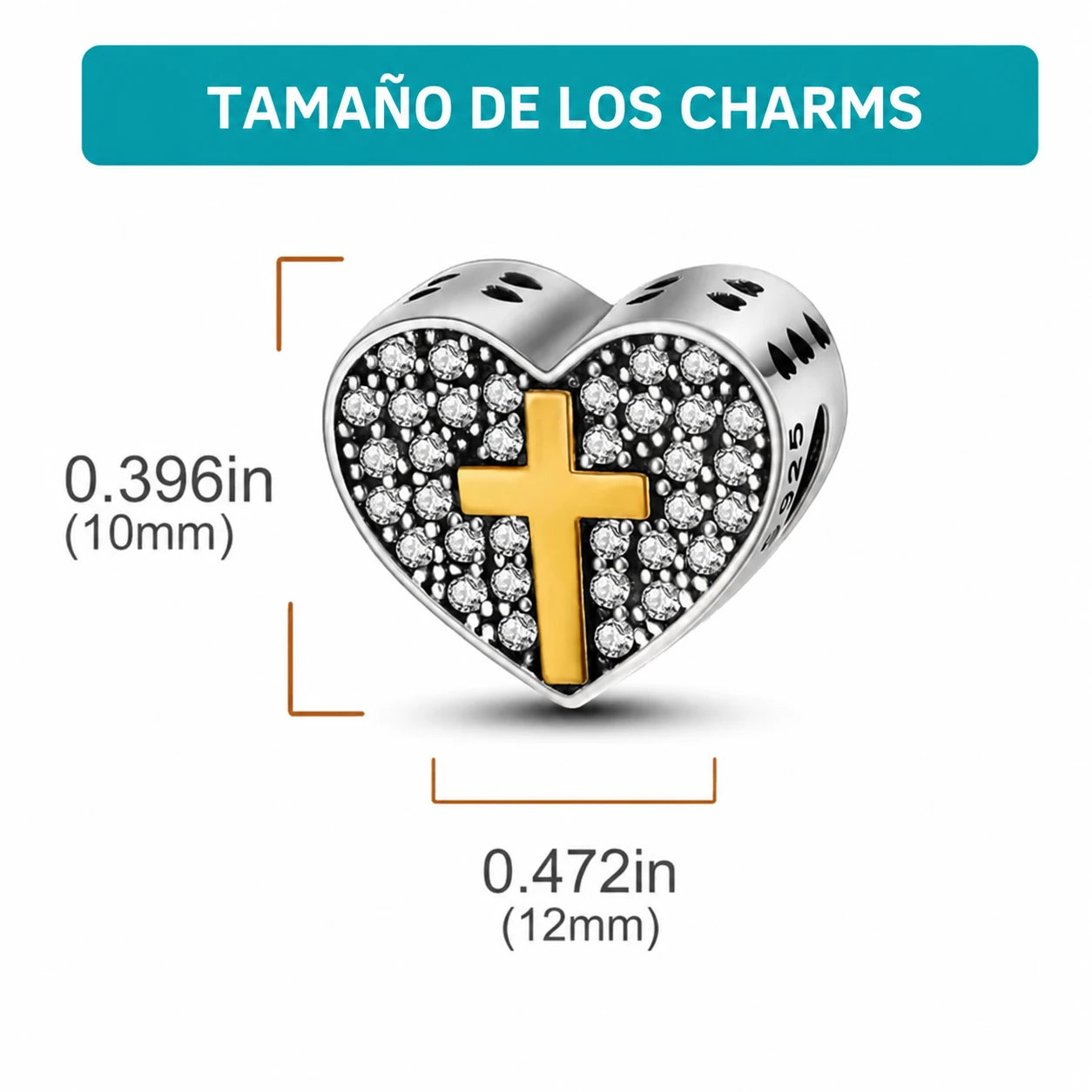 Pulsera con Charms de Fe Ajustable (nueva versión)