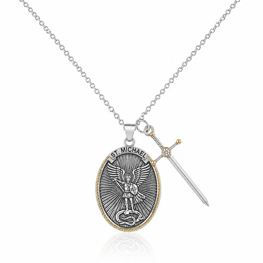 Collar San Miguel Arcángel — Protector Celestial